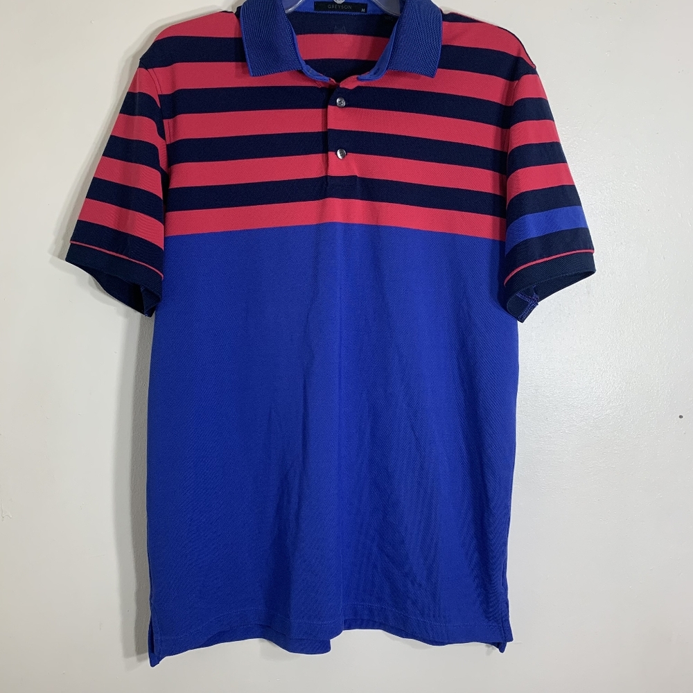 Greyson Mens Polo Pima Cotton Shirt Sz M